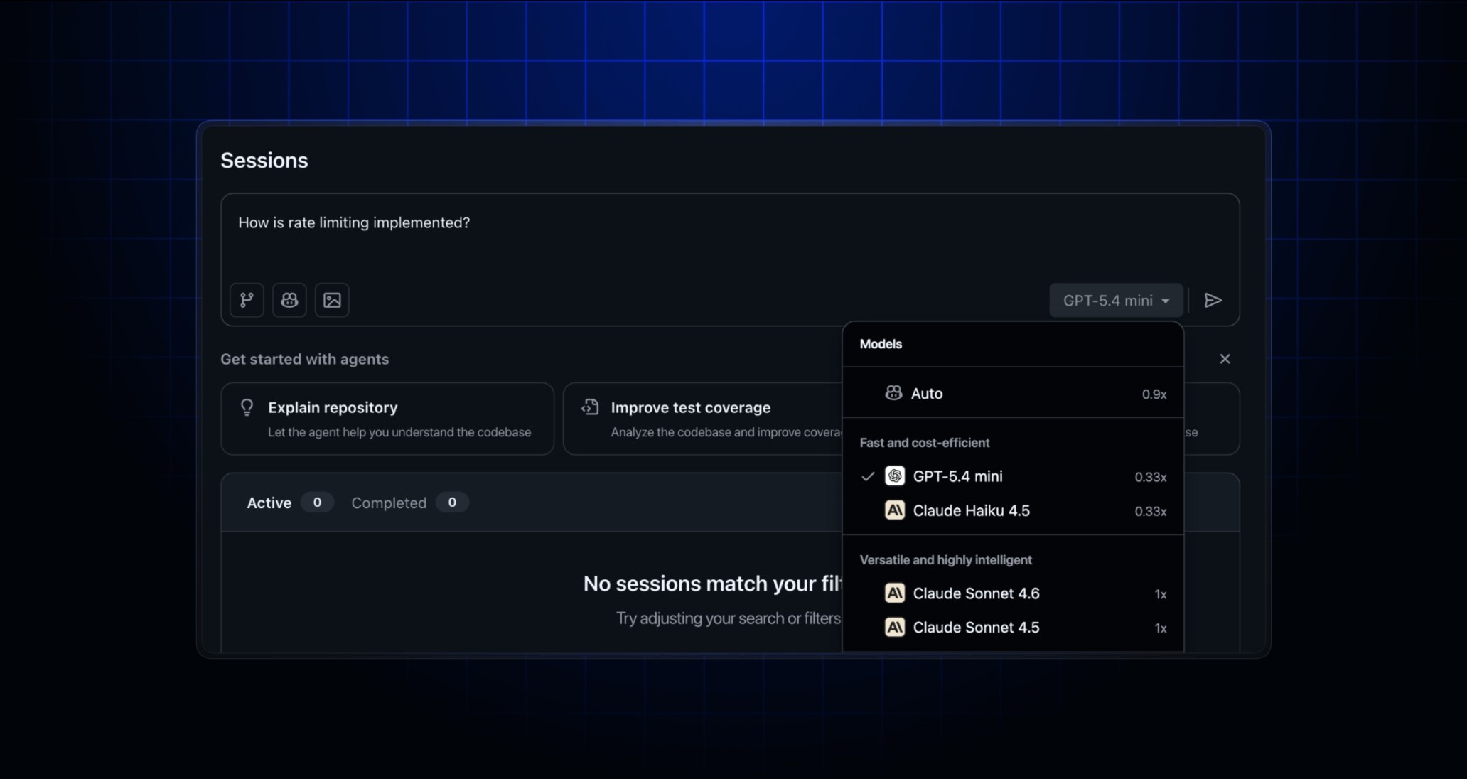 GitHub Copilot 앱 preview 화면