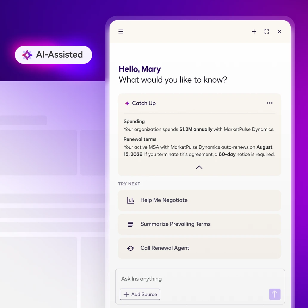 Docusign Iris Agents UI