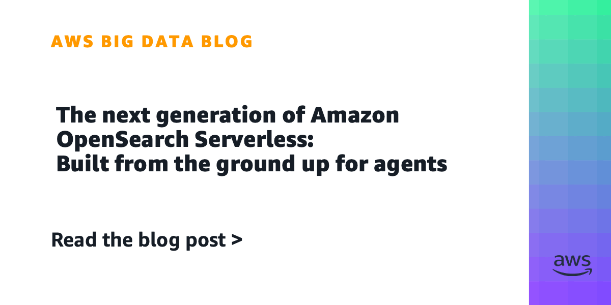 Amazon OpenSearch Serverless 아키텍처 이미지
